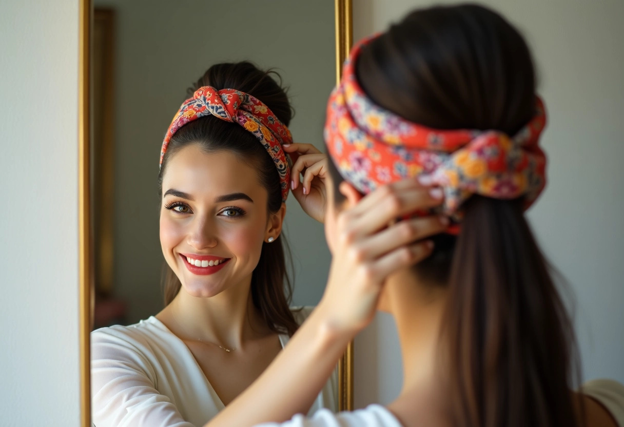 foulard cheveux